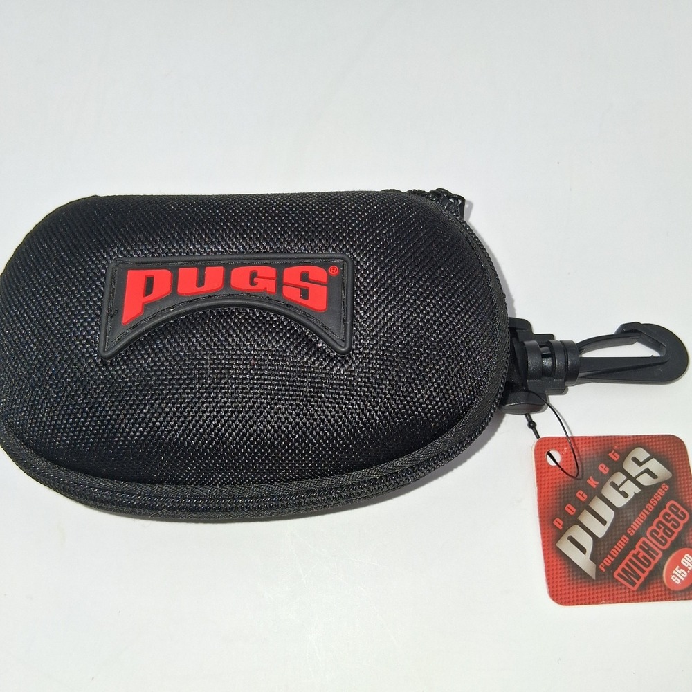 Pugs Black Sunglasses Case